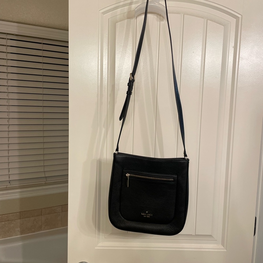 Kate Spade Black Leather Shoulder Bag